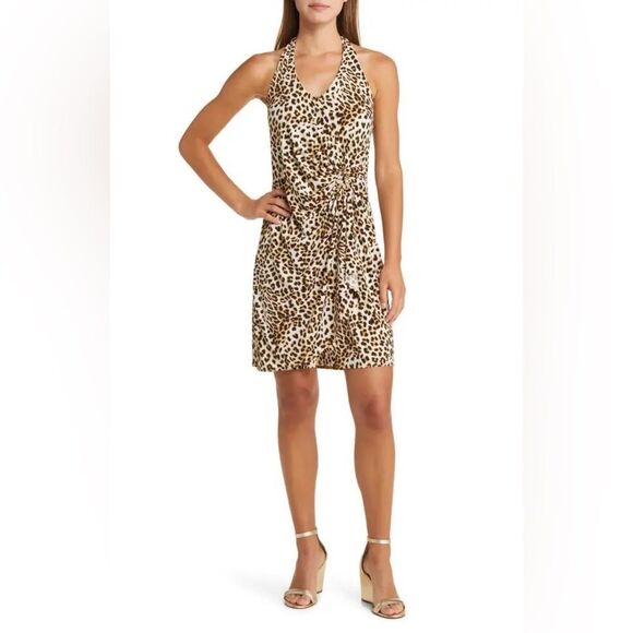 Tommy Bahama Clara Lovely Leo Halter Dress Large - Picture 1 of 12